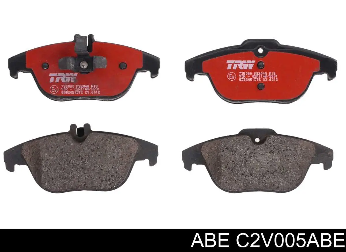 C2V005ABE ABE Колодки тормозные дисковые комплект