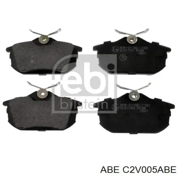 Купить C2V005ABE ABE Колодки тормозные задние, дисковые