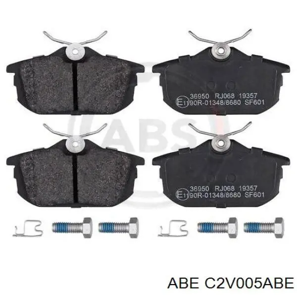 Задние тормозные колодки C2V005ABE ABE