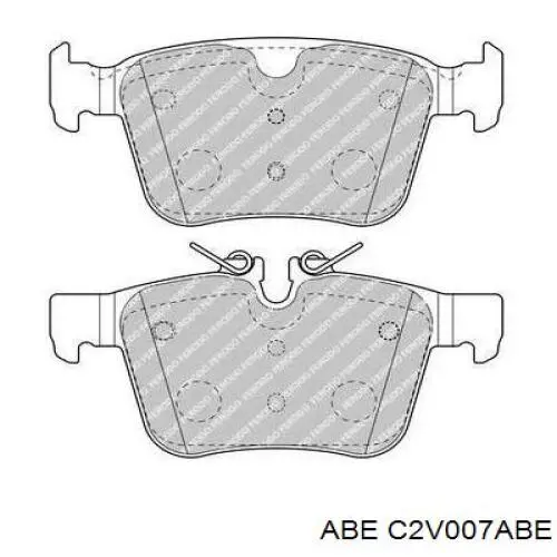 Колодки дисковые  ABE C2V007ABE цена, от 29.06 USD