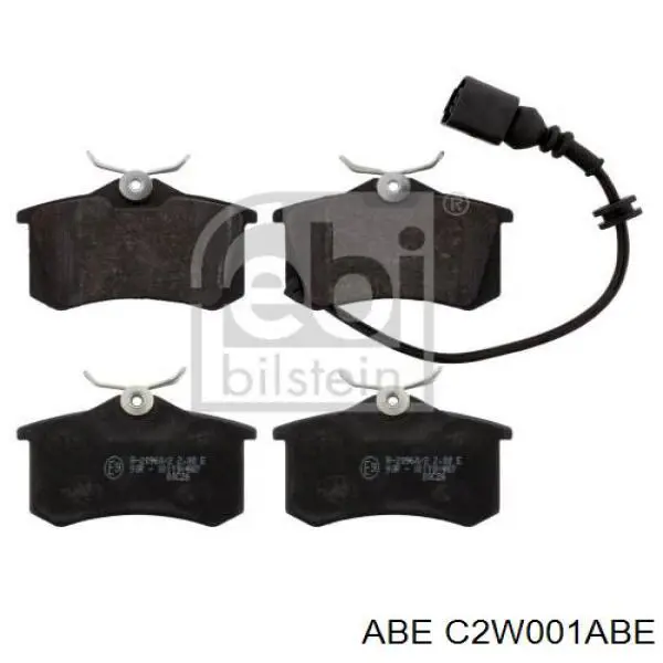 Задние тормозные колодки C2W001ABE ABE