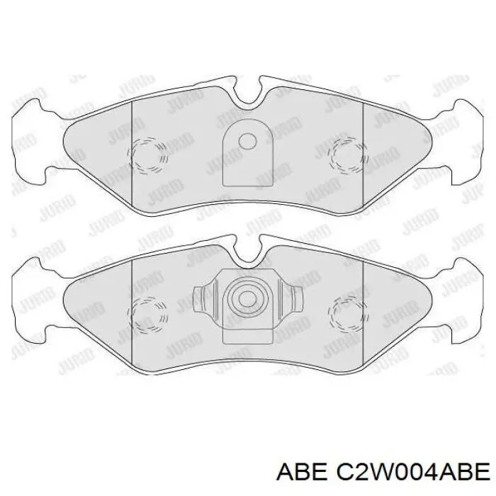 Колодки гальмові задні, дискові C2W004ABE ABE