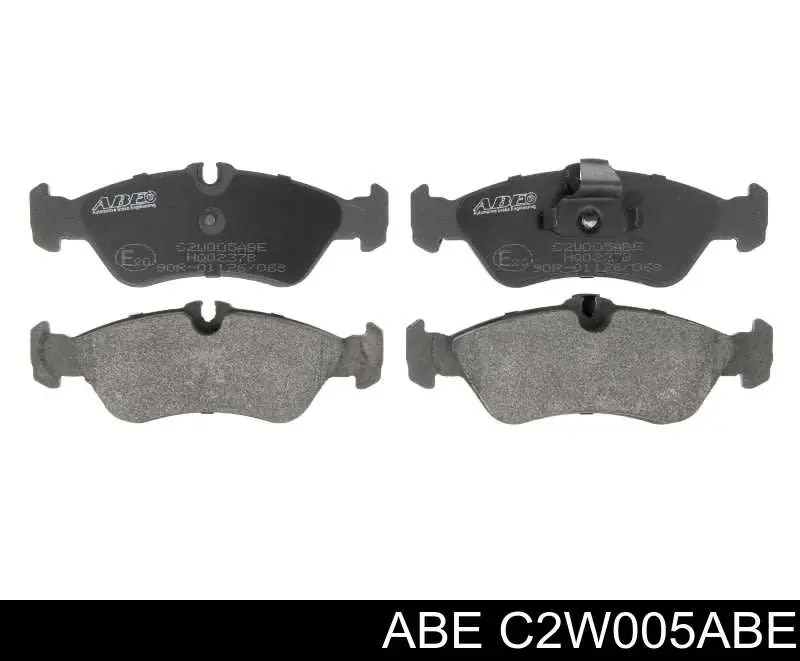 C2W005ABE ABE колодки тормозные задние дисковые