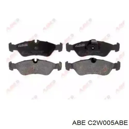 Купить C2W005ABE ABE Колодки тормозные задние, дисковые