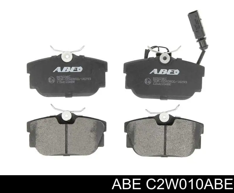 C2W010ABE ABE колодки тормозные задние дисковые