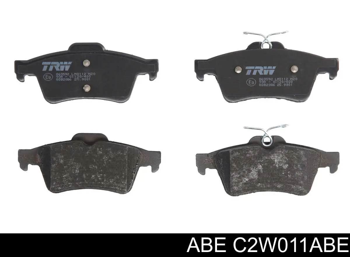 Колодки дисковые  ABE C2W011ABE цена, от 15.88 USD