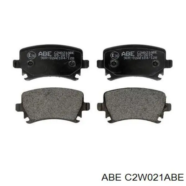 Купить C2W021ABE ABE Колодки тормозные задние, дисковые