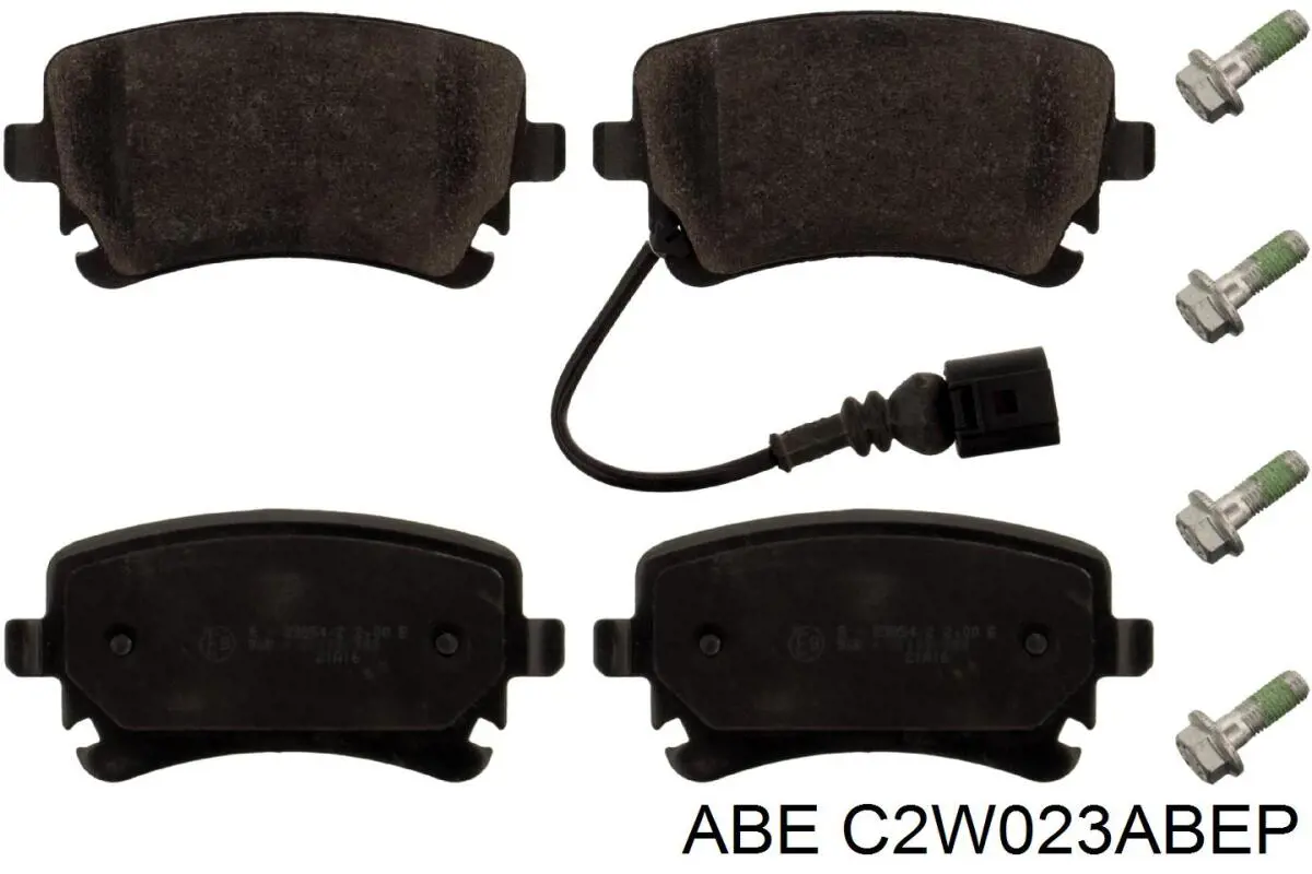 C2W023ABEP ABE Колодки тормозные дисковые комплект