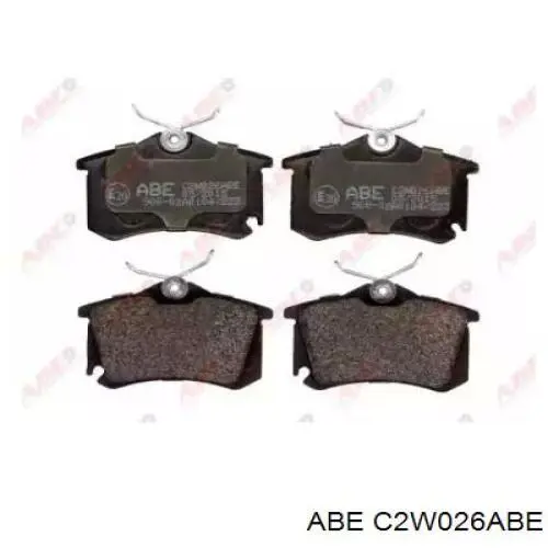 Задние тормозные колодки C2W026ABE ABE