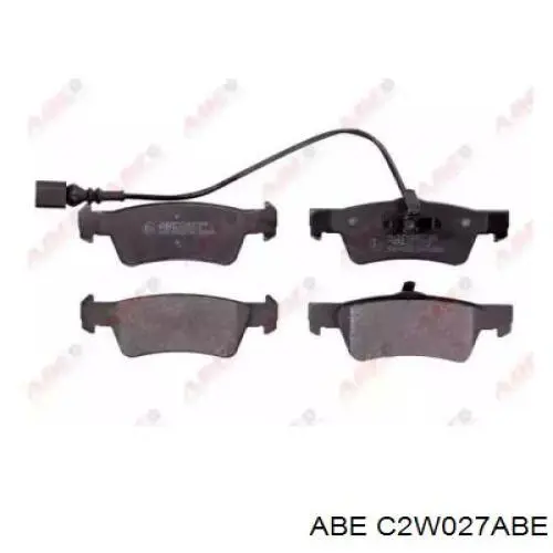 Купить C2W027ABE ABE Колодки тормозные задние, дисковые