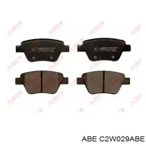 C2W029ABE ABE Колодки тормозные дисковые комплект