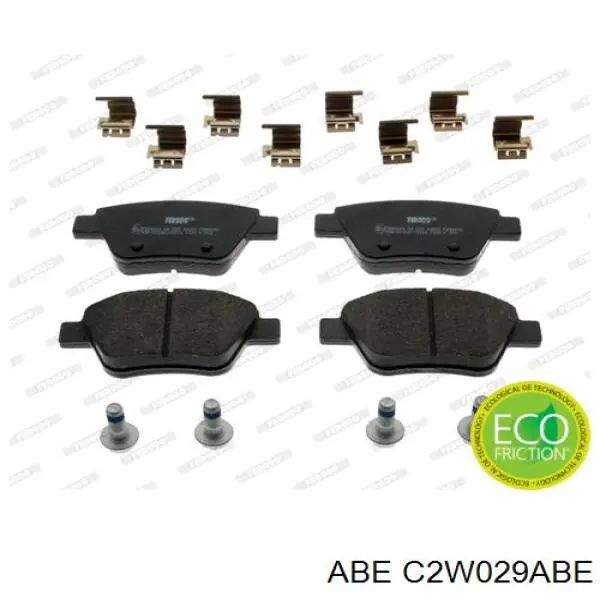 Купить C2W029ABE ABE Колодки тормозные задние, дисковые