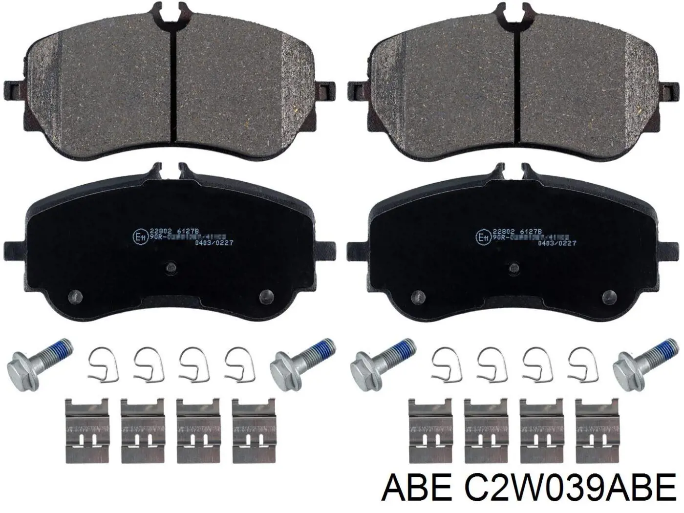 Задние тормозные колодки C2W039ABE ABE