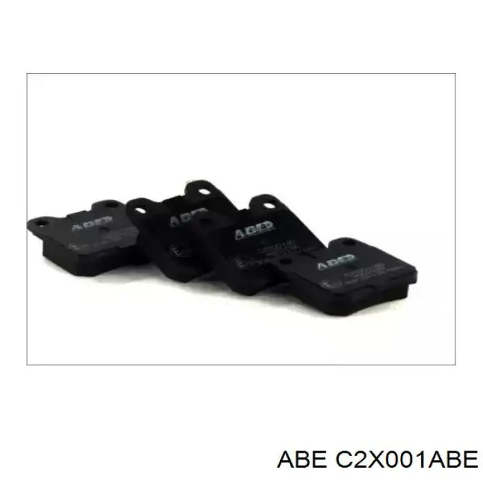 C2X001ABE ABE колодки тормозные задние дисковые