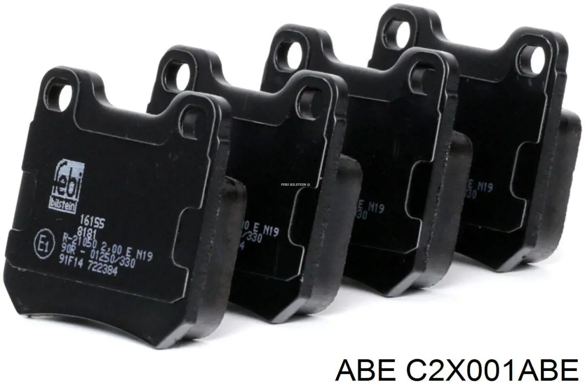 Задние тормозные колодки C2X001ABE ABE