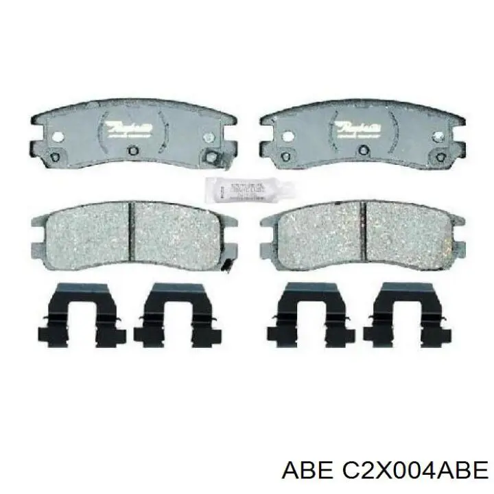 Купить C2X004ABE ABE Колодки тормозные задние, дисковые
