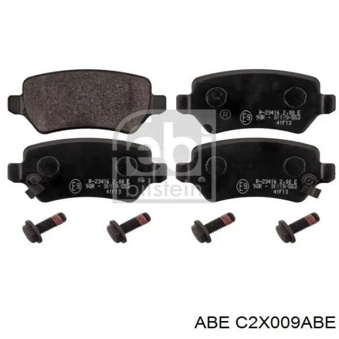 Задние тормозные колодки C2X009ABE ABE