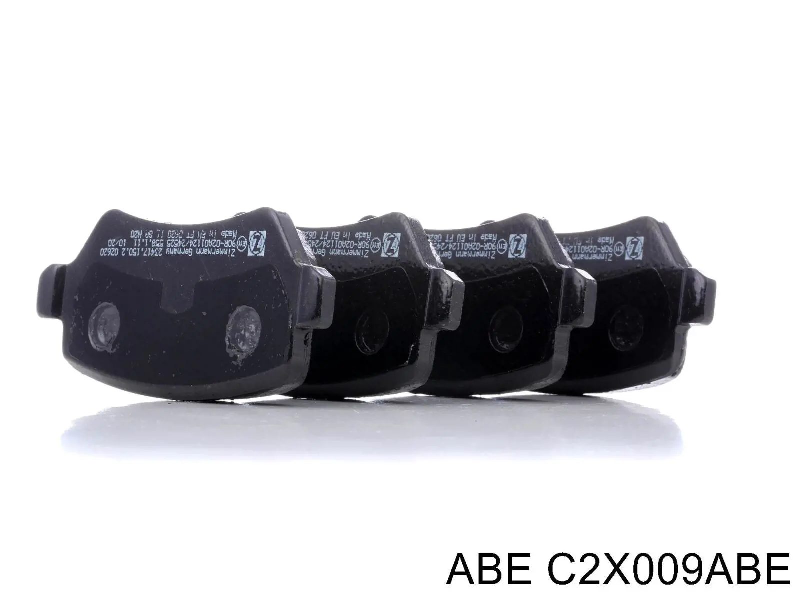 C2X009ABE ABE Колодки тормозные дисковые комплект