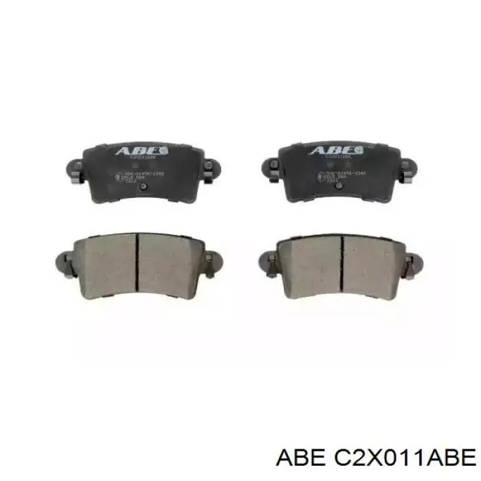 Задние тормозные колодки C2X011ABE ABE