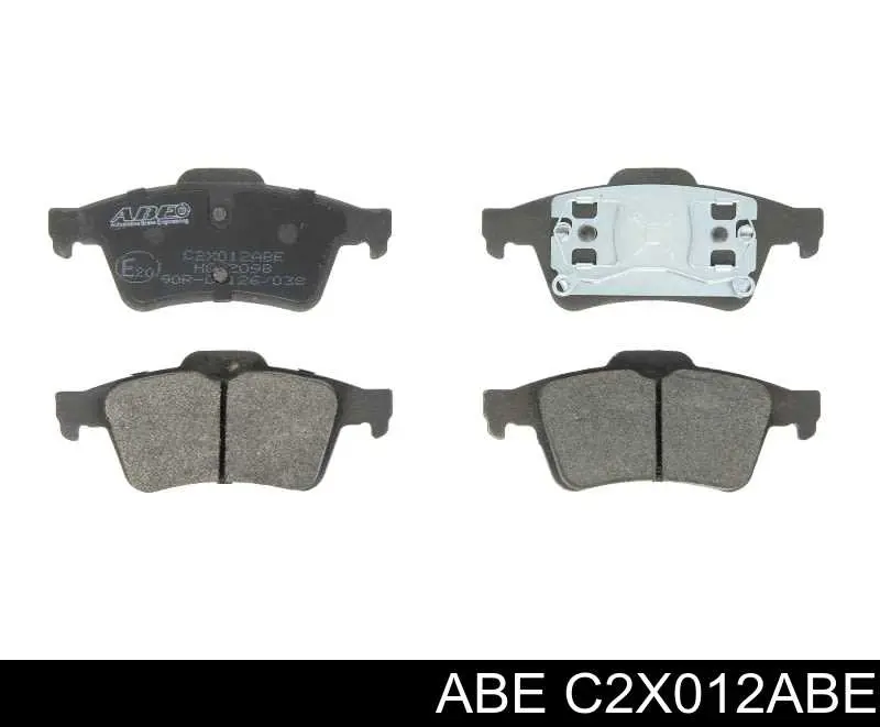 C2X012ABE ABE Колодки тормозные дисковые комплект