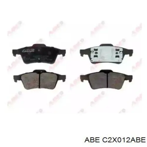 Задние тормозные колодки C2X012ABE ABE