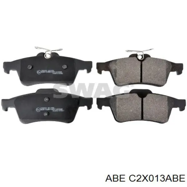 Задние дисковые колодки ABE C2X013ABE