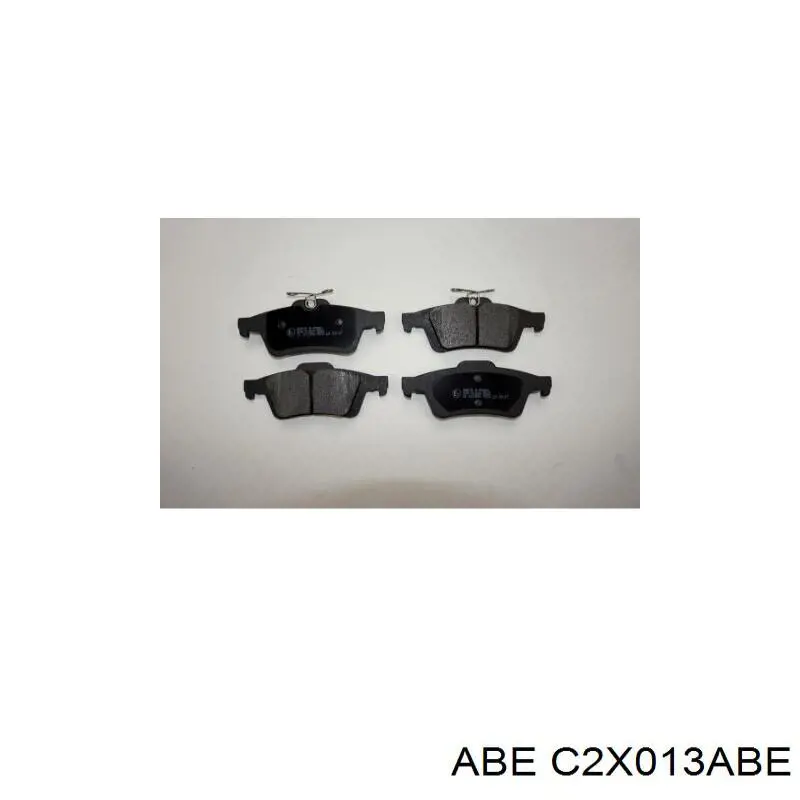C2X013ABE ABE Колодки тормозные дисковые комплект
