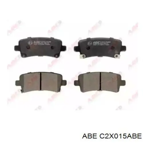Колодки дисковые  ABE C2X015ABE цена, от 17.38 USD