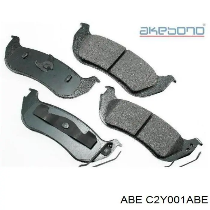Купить C2Y001ABE ABE Колодки тормозные задние, дисковые