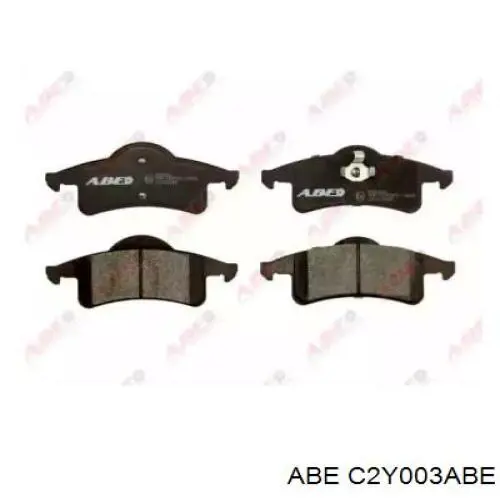 Задние тормозные колодки C2Y003ABE ABE