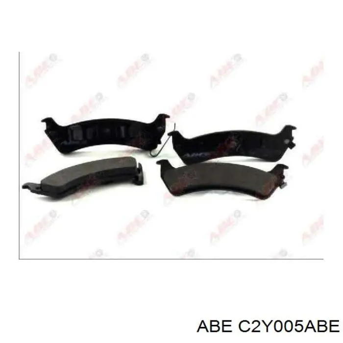 Колодки тормозные задние дисковые ABE C2Y005ABE