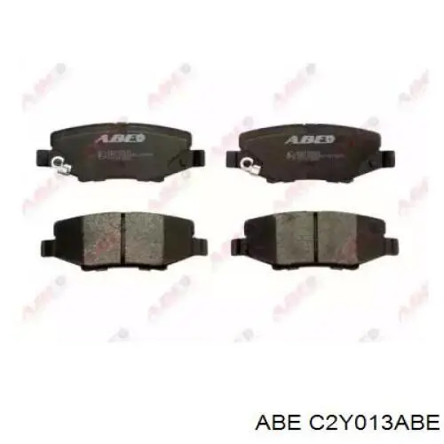 C2Y013ABE ABE Колодки тормозные дисковые комплект