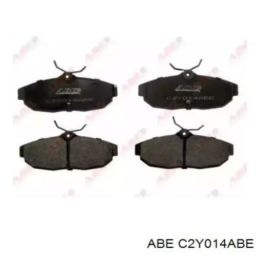 Задние тормозные колодки C2Y014ABE ABE