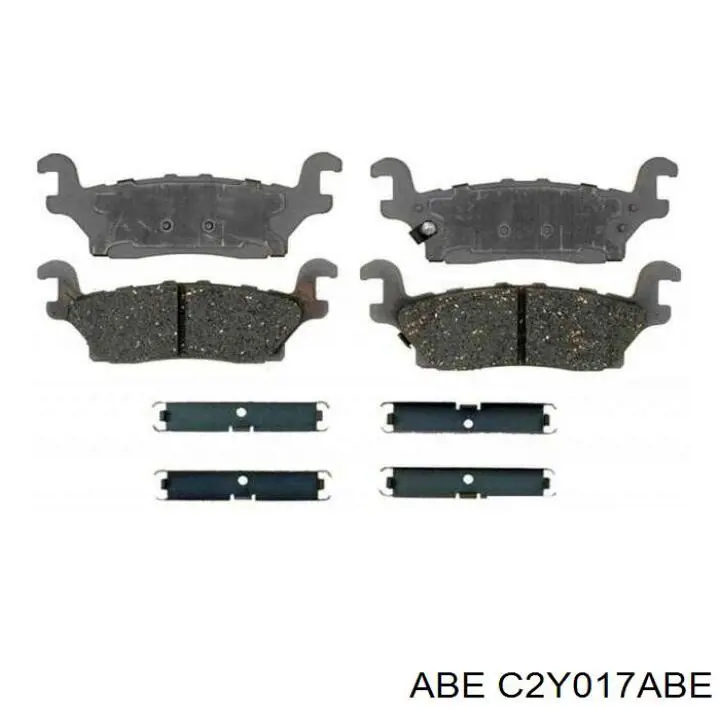 C2Y017ABE ABE Колодки тормозные дисковые комплект