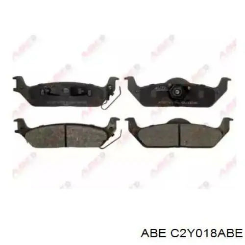 Купить C2Y018ABE ABE Колодки тормозные задние, дисковые