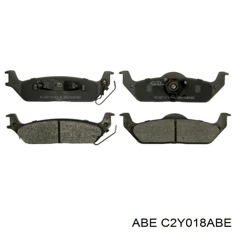C2Y018ABE ABE Колодки тормозные дисковые комплект