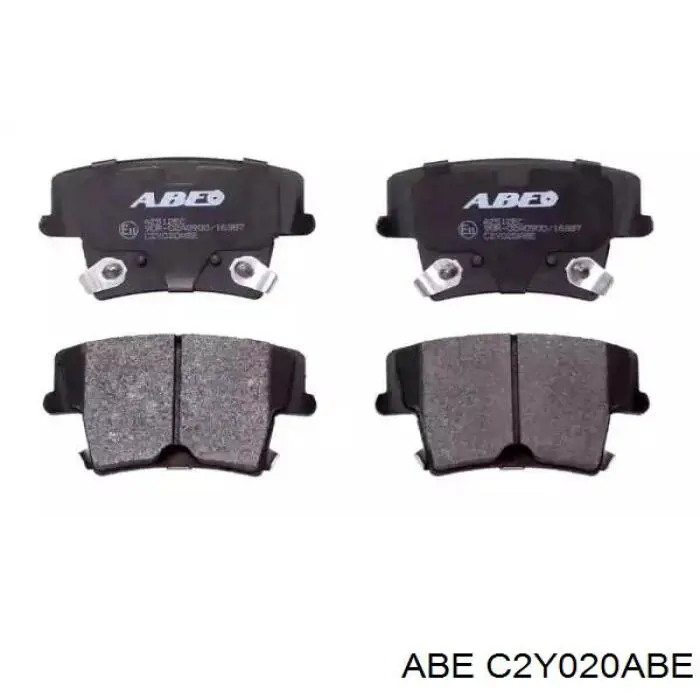 C2Y020ABE ABE задние тормозные колодки