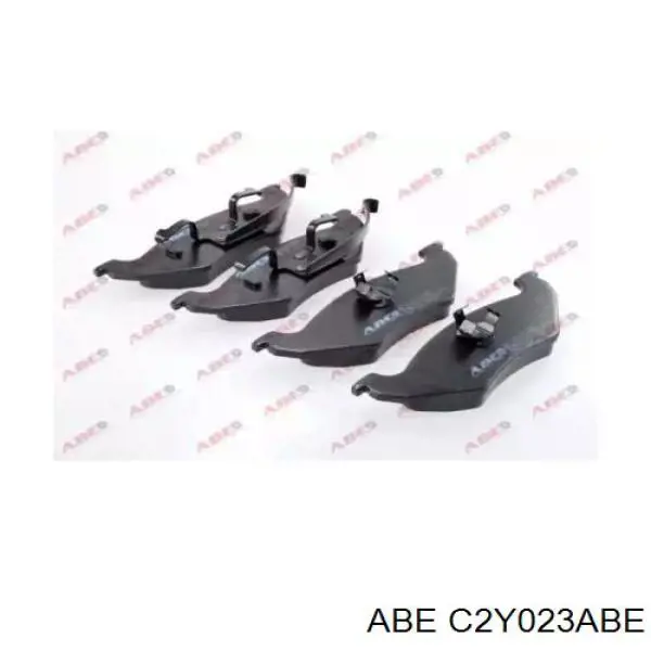 Купить C2Y023ABE ABE Колодки тормозные задние, дисковые