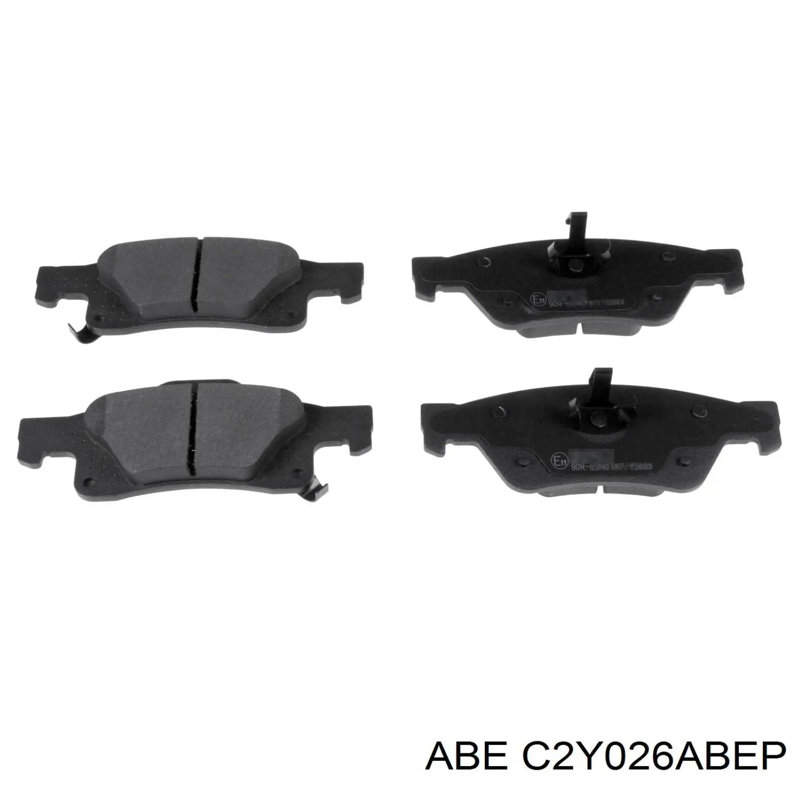 Задние тормозные колодки C2Y026ABEP ABE