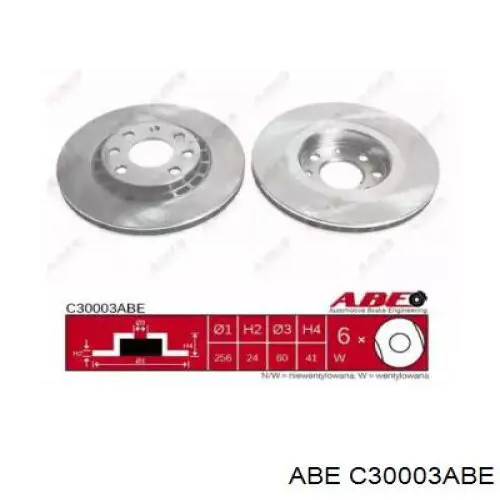 Купить C30003ABE ABE Ротор тормозной