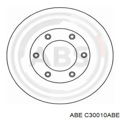 Передние тормозные диски C30010ABE ABE