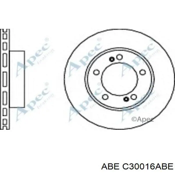 Передние тормозные диски C30016ABE ABE