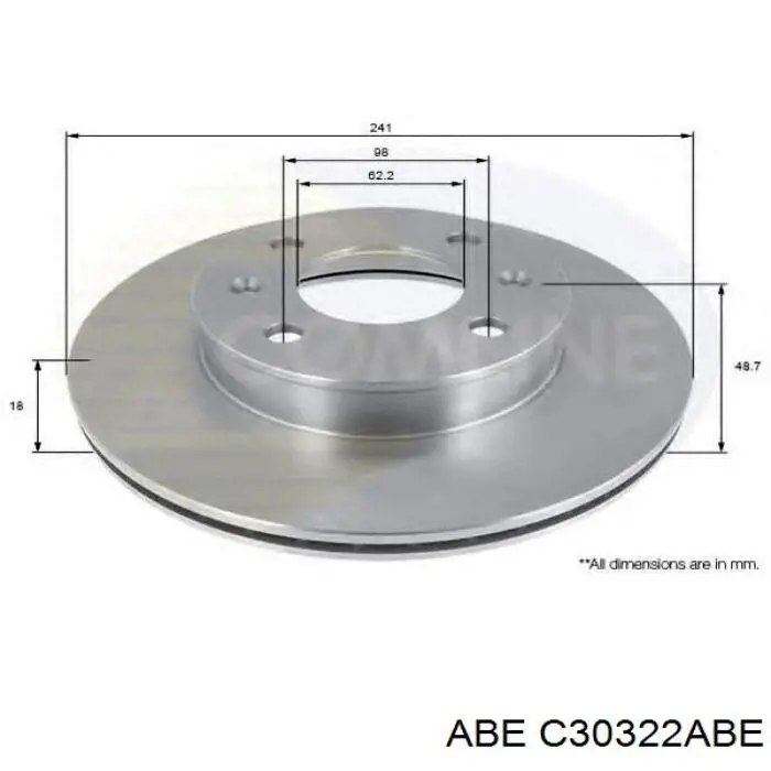 Купить C30322ABE ABE Ротор тормозной