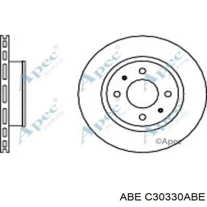 Передний тормозной диск ABE C30330ABE