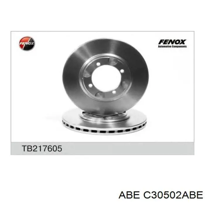 Передние тормозные диски C30502ABE ABE