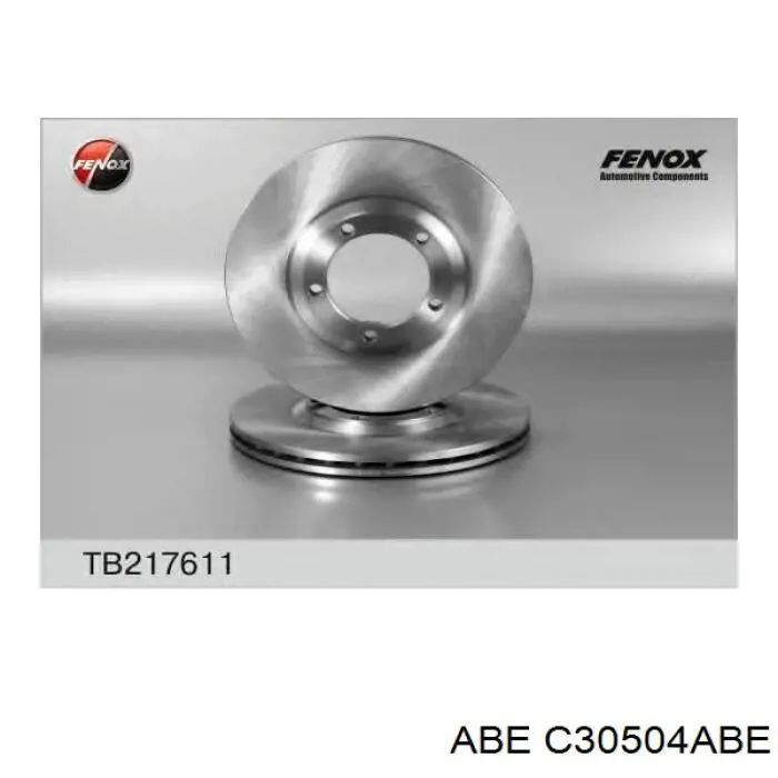 C30504ABE ABE диск тормозной передний