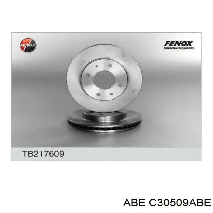 Тормоз дисковый передний ABE C30509ABE цена, от 30.19 USD