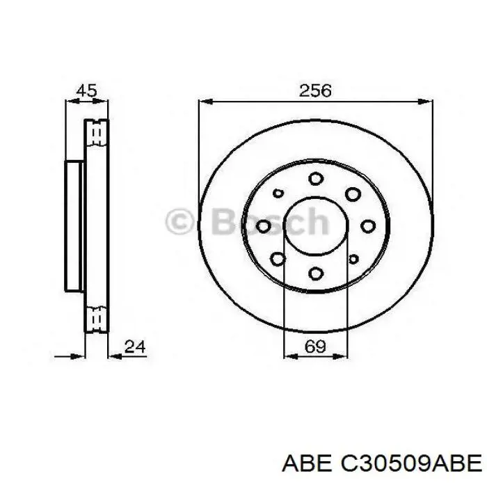 Купить C30509ABE ABE Ротор тормозной