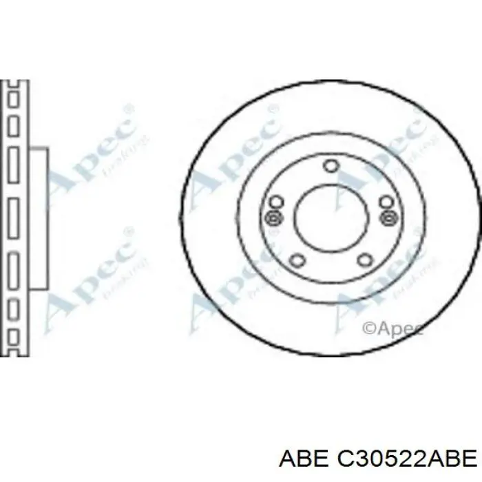Передние тормозные диски C30522ABE ABE