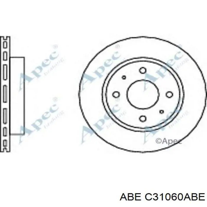 Диск гальмівний передній C31060ABE ABE